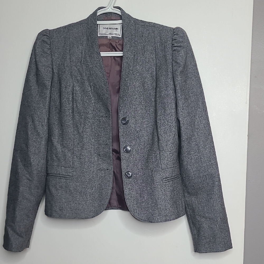 Chic Charcoal Blazer by Calvin Klein